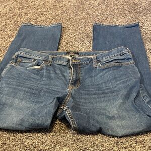 Men’s Banana Republic Straight Fit Jeans in Medium Blue 38 x 32